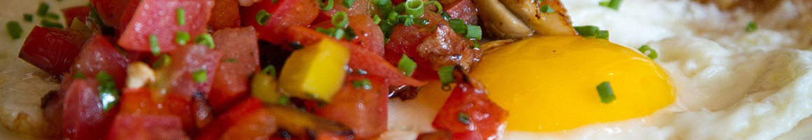 Eating Breakfast & Brunch Cafe at Nini's Coffee Shop.